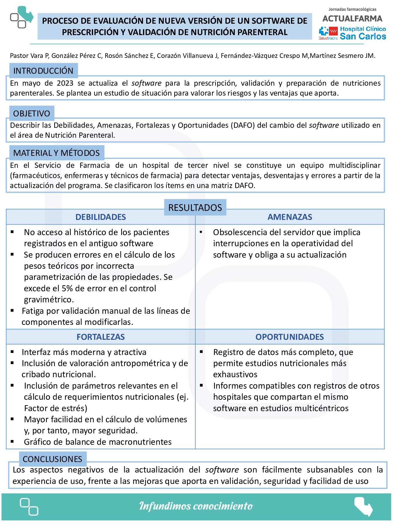 Descargar PROCESO DE EVALUACIÓN DE NUEVA VERSIÓN DE UN SOFTWARE DE PRESCRIPCIÓN Y VALIDACIÓN DE NUTRICIÓN PARENTERAL