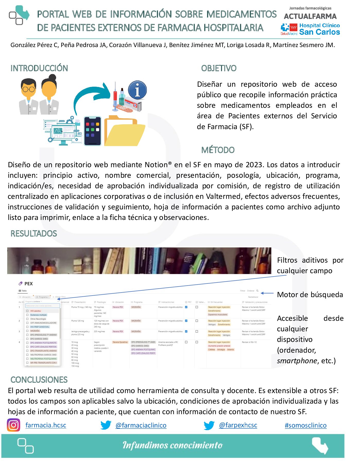 Descargar PORTAL WEB DE INFORMACIÓN SOBRE MEDICAMENTOS DE PACIENTES EXTERNOS DE FARMACIA HOSPITALARIA