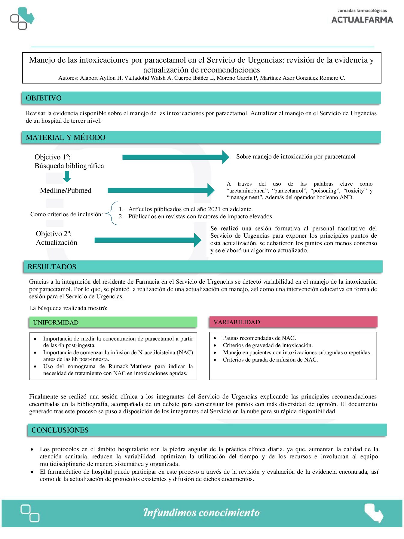 Descargar Manejo de las intoxicaciones por paracetamol en el Servicio de Urgencias: revisión de la evidencia y actualización de recomendaciones