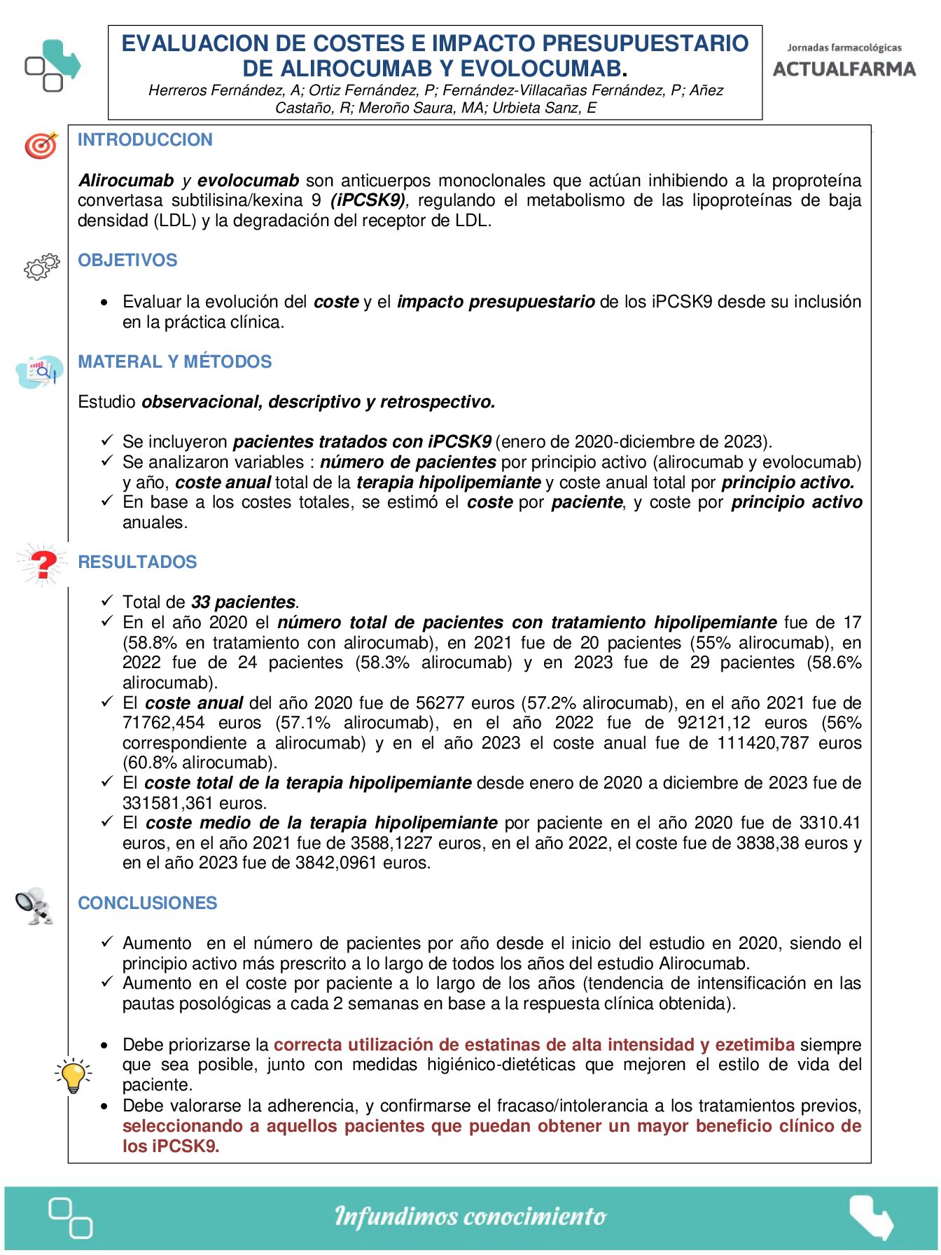 Descargar EVALUACION DE COSTES E IMPACTO PRESUPUESTARIO DE ALIROCUMAB Y EVOLOCUMAB.