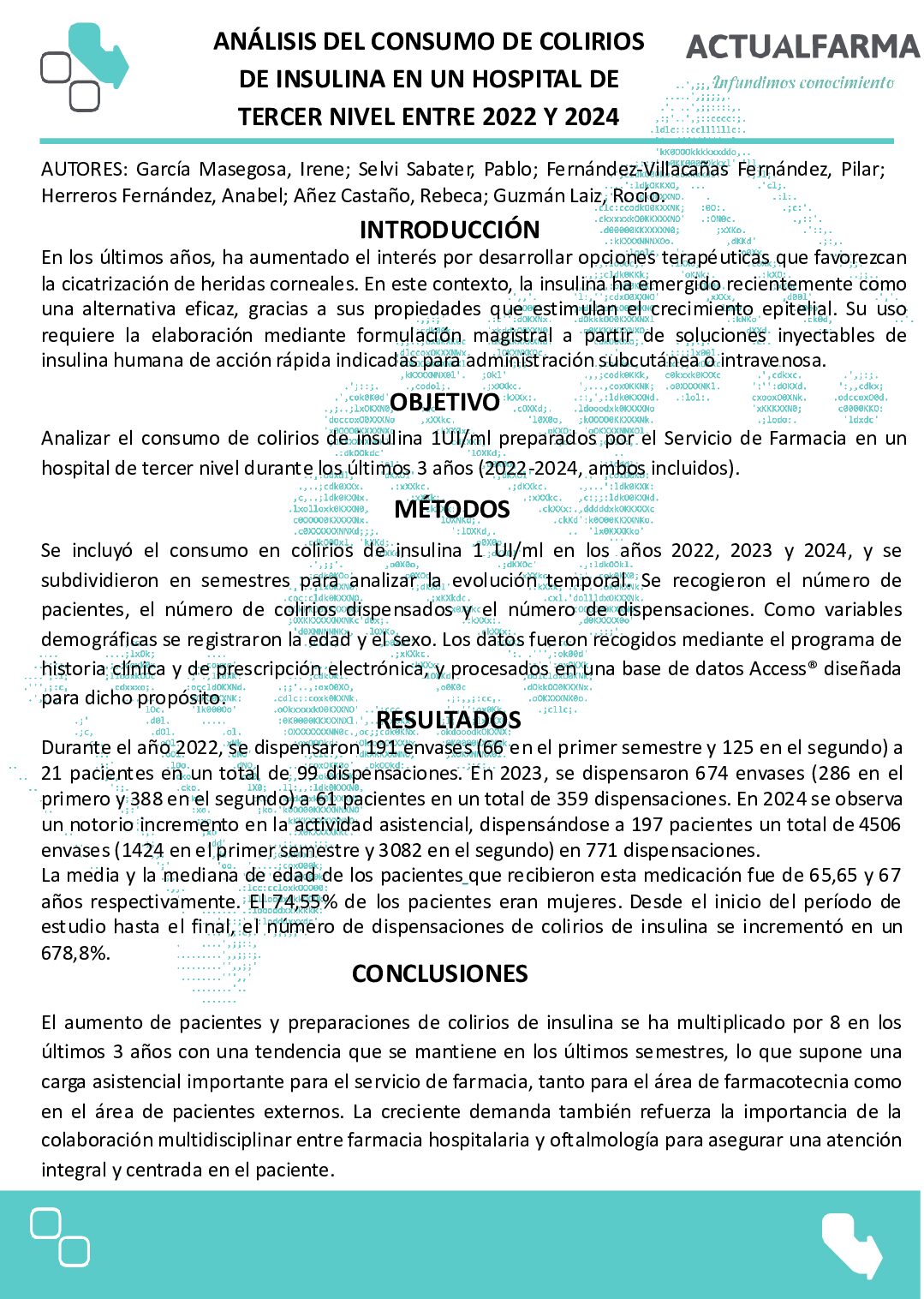 Descargar ANÁLISIS DEL CONSUMO DE COLIRIOS DE INSULINA EN UN HOSPITAL DE TERCER NIVEL ENTRE 2022 Y 2024