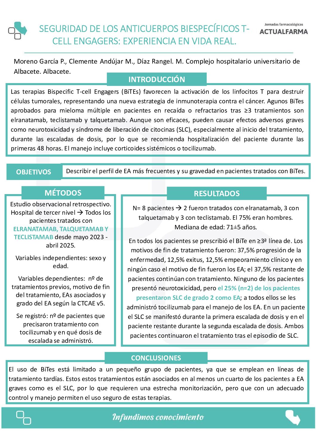 Descargar Seguridad de los anticuerpos biespecificos T-cell engagers experiencia en vida real
