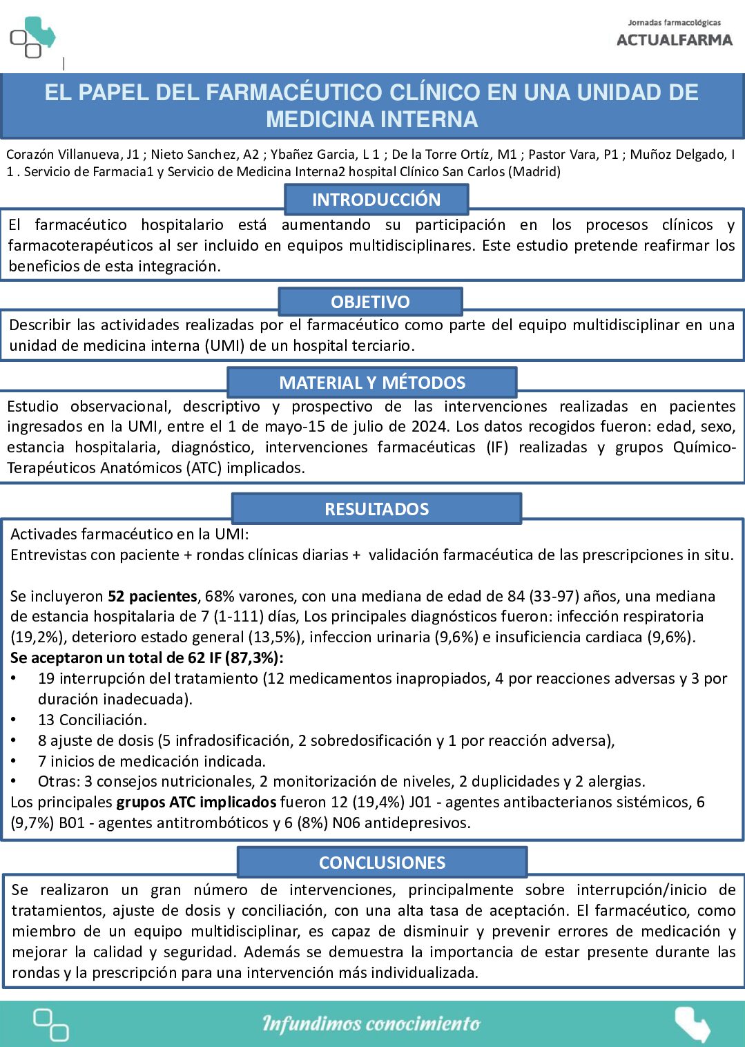 Descargar EL PAPEL DEL FARMACÉUTICO CLÍNICO EN UNA UNIDAD DE MEDICINA INTERNA
