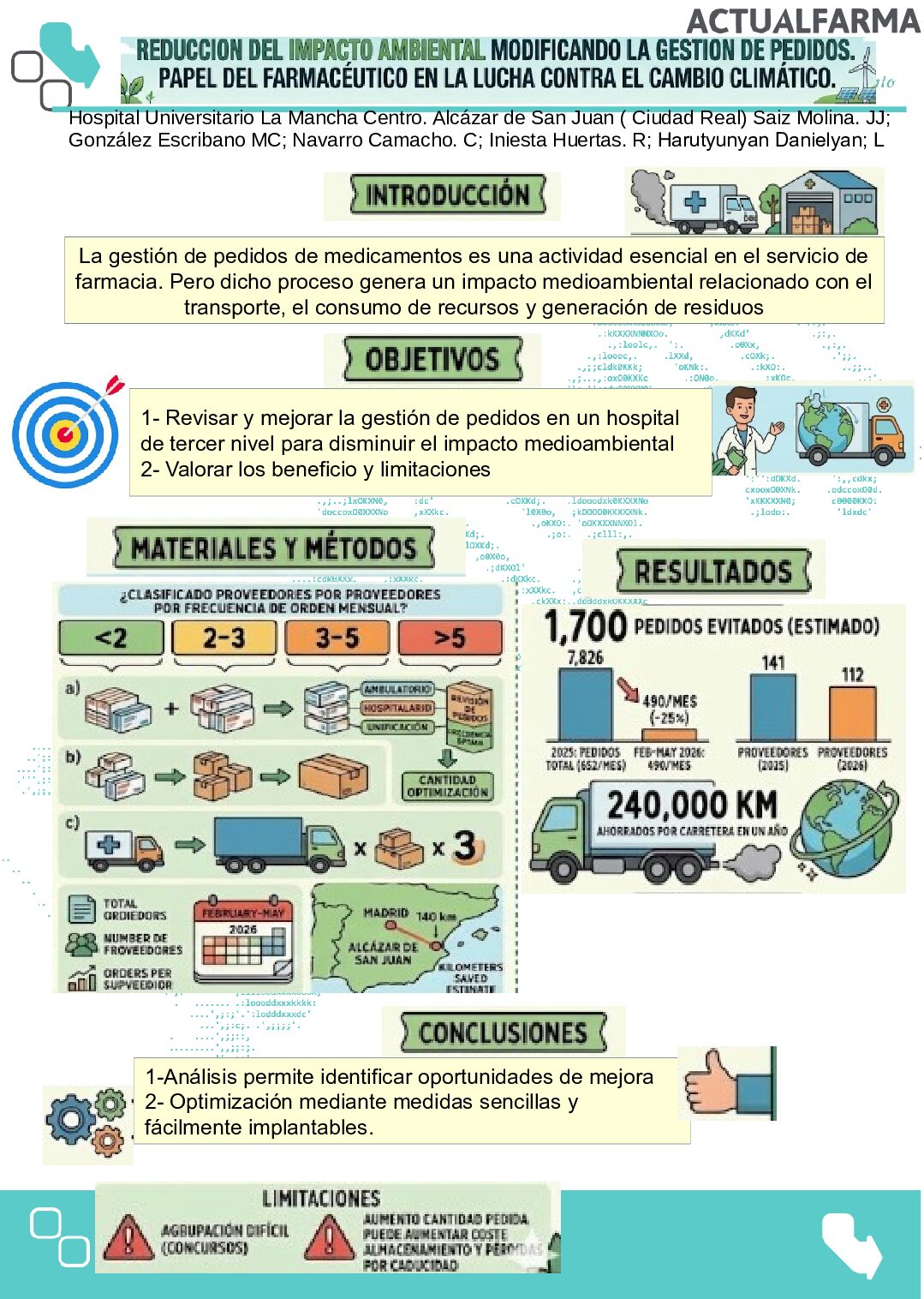 Descargar REDUCCIÓN DEL IMPACTO AMBIENTAL MODIFICANDO LA GESTIÓN DE PEDIDOS. PAPEL DEL FARMACÉUTICO EN LA LUCHA CONTRA EL CAMBIO CLIMÁTICO.