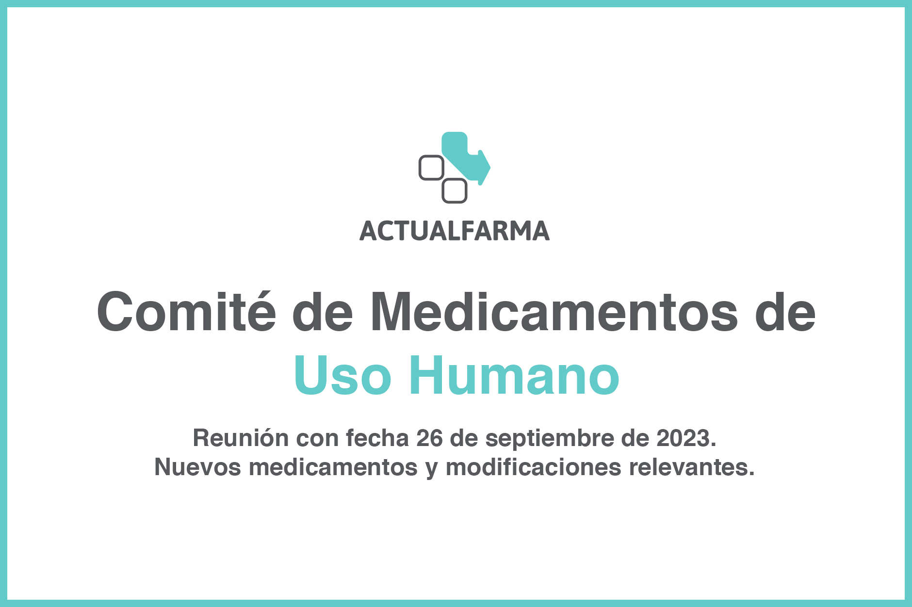 Reunión del Comité de Medicamentos de Uso Humano