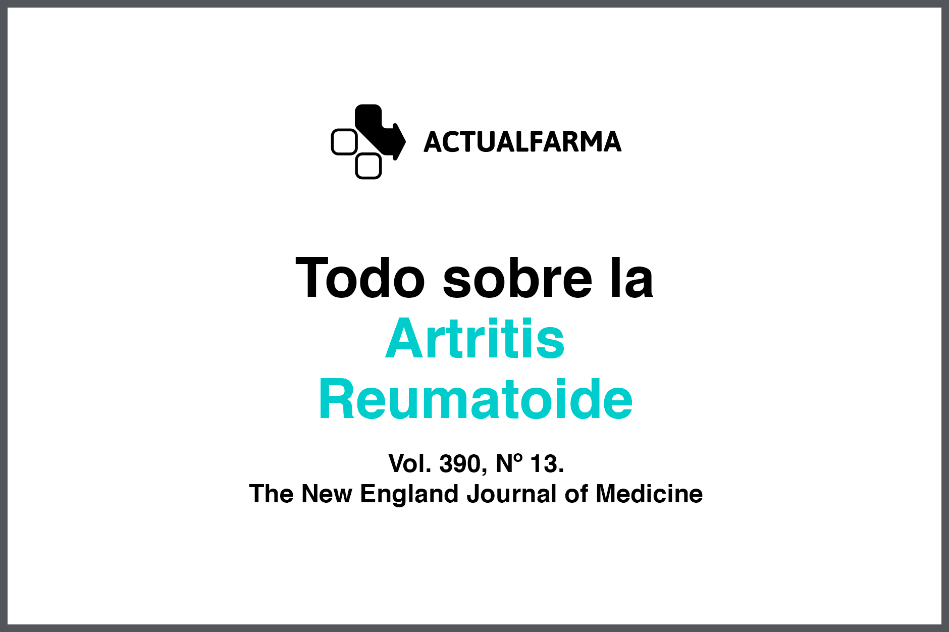 Todo sobre la artritis reumatoide.
