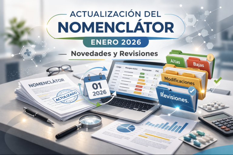 Novedades del Nomenclátor de enero 2026: nuevas moléculas y revisiones de financiación